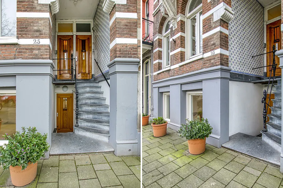 Front door Artis Plantage apartment Amsterdam