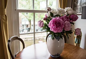 Decorative details Prinsen apartment Amsterdam