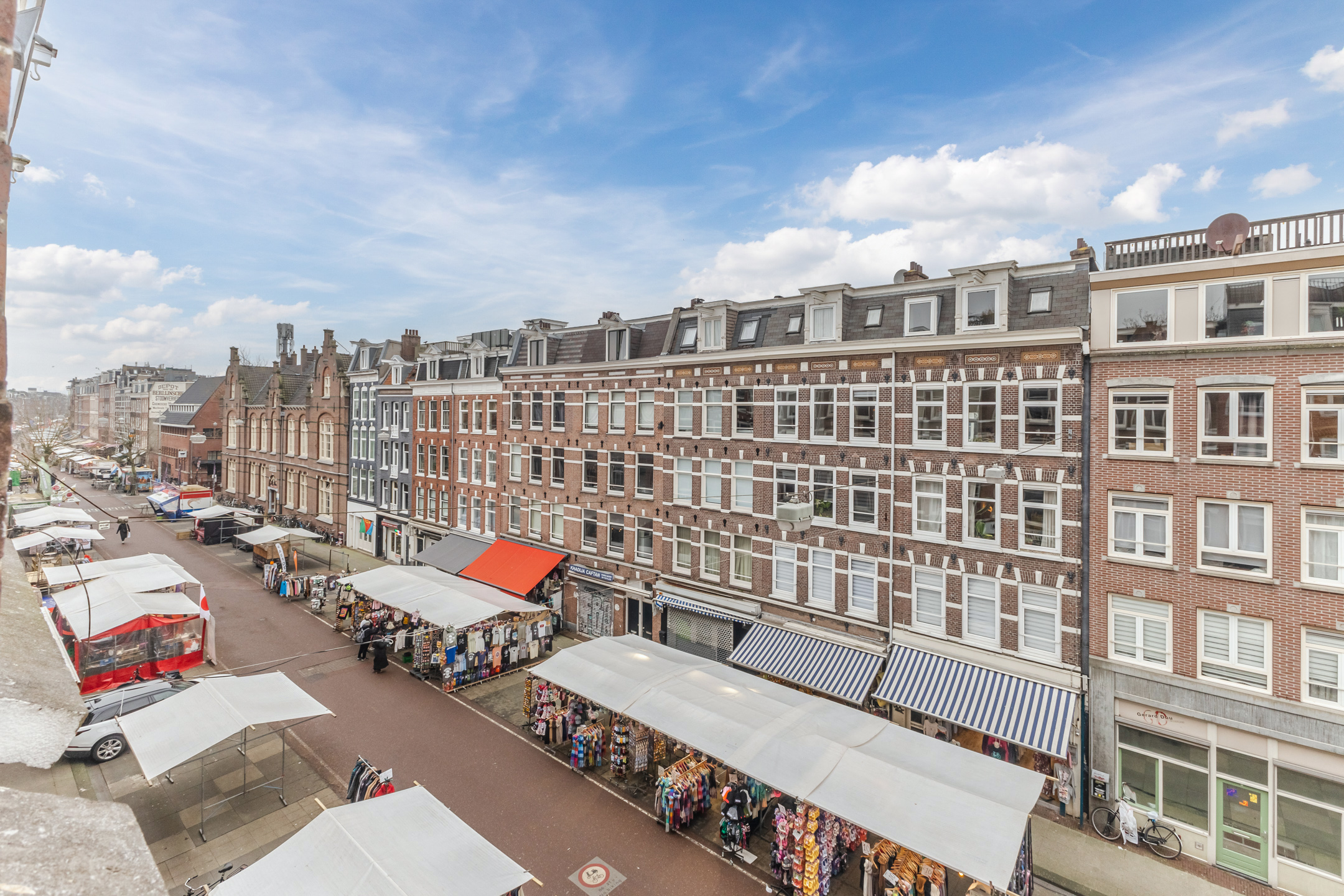 Outdoor View Other Angle Albert Cuypstraat III B studio Amsterdam